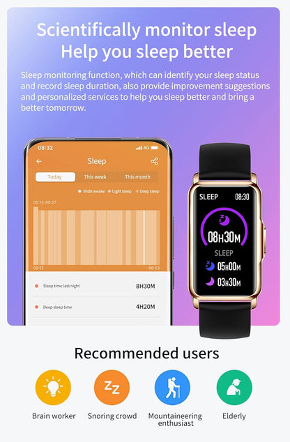 PLAZOR Smart Watches Fitness Tracker for Men Women(Black) with 115+ Sports Modes, 24/7 Heart Rate, Blood Oxygen, Sleep Tracker, Step Calorie Counter, IP67 Waterproof Watch for Andriod iOS