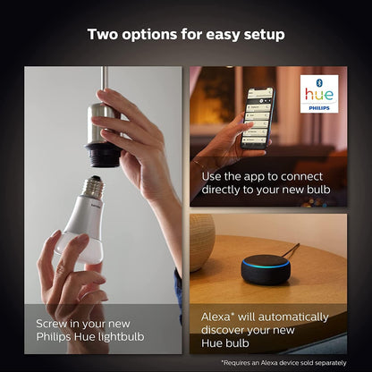 Philips Hue White A60 75W 1100 Lumens Smart Bulb with B22 Fitting