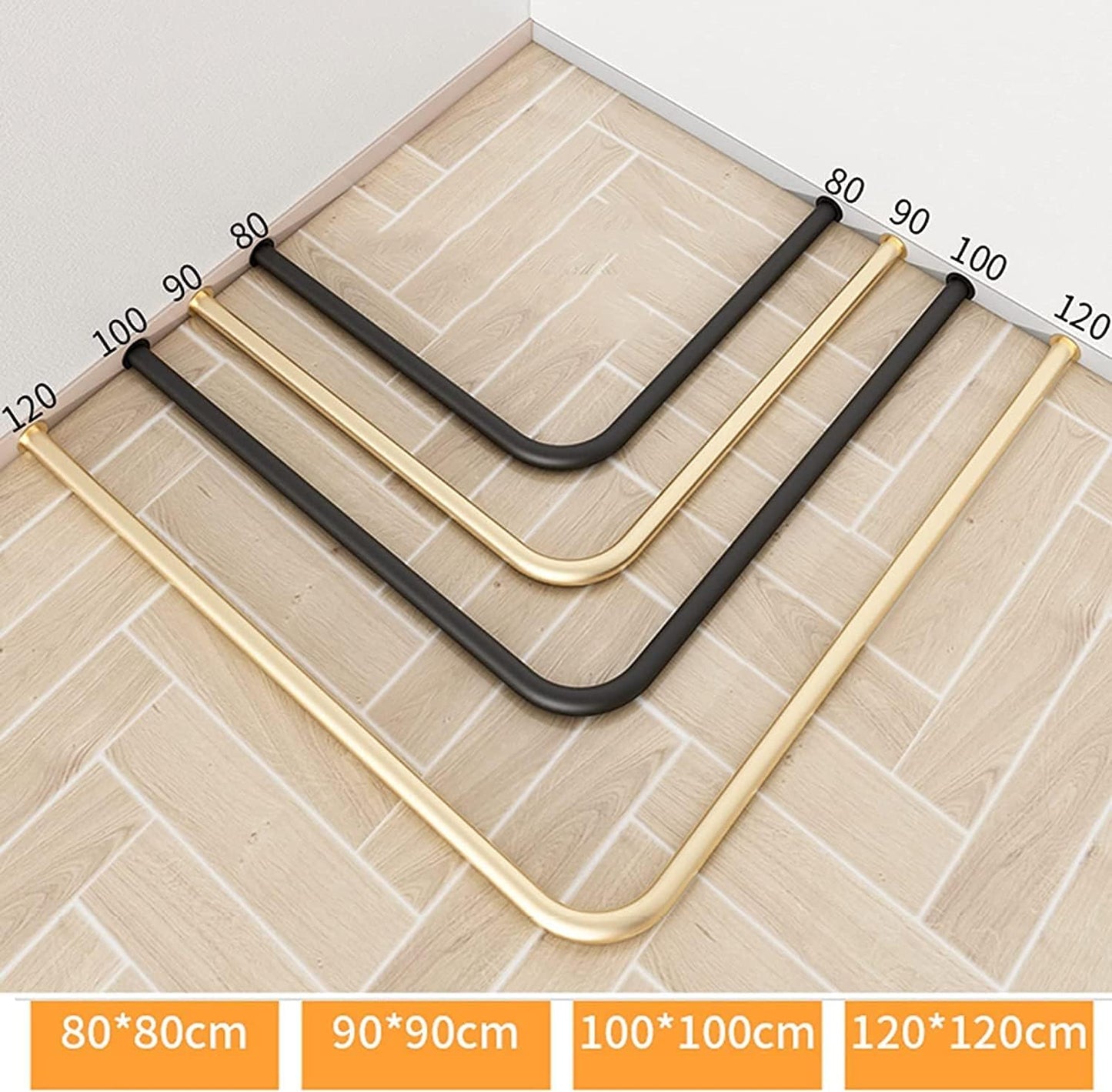Tenda a Forma di L per spogliatoio - Schermo temporaneo per la Privacy degli armadietti per Uso Interno/Esterno, Soluzione Semplice per ombreggiare camere da Letto e mobili