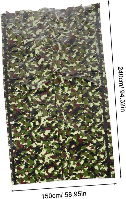 UPKOCH 1 Set Multi Use Emergency Tent for Lightweight and Compact Durable Tear Resistant Shelter Essential Gear for Outdoor Enthusiasts Camouflage Design