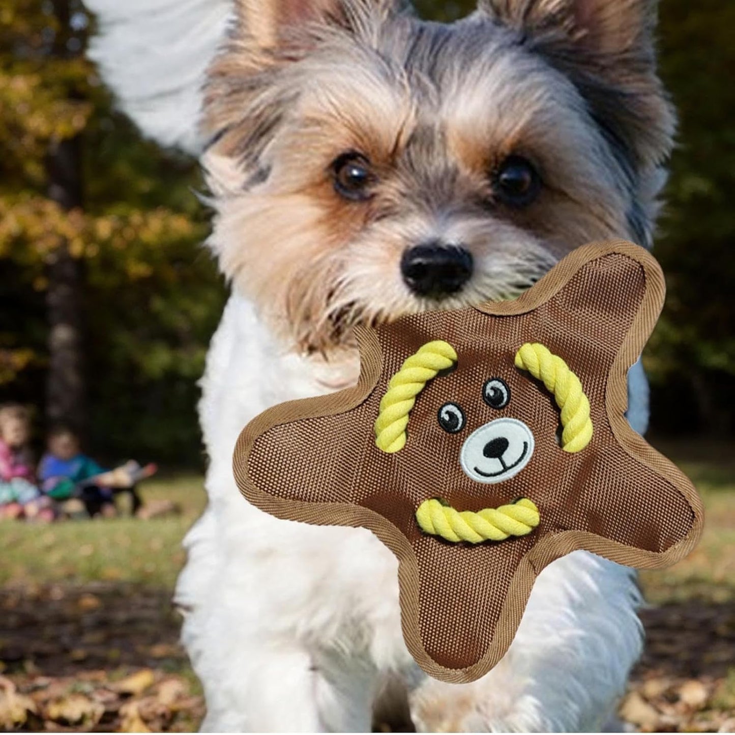 Interactive Toss Dog Toy - Sound-Activated Chewing Toy for Teeth Cleaning | High Strength Fetch Toy for Indoor, Outdoor, and Garden Play, Ideal for Dogs and Pets