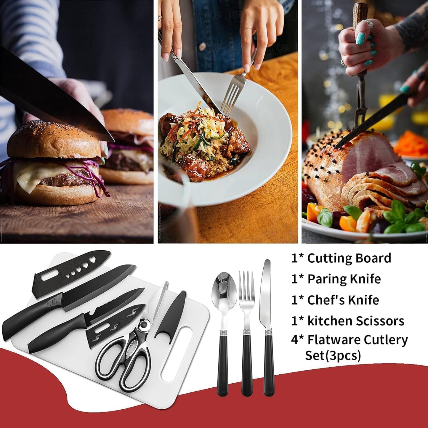 JiaoZoum Portable Camping Kitchen Utensil Set-27 Piece Cookware Kit, Stainless Steel Outdoor Cooking and Grilling Utensil Organizer Set for Travel, Picnics, Camping, BBQs, Parties