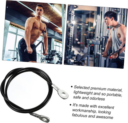 CORHAD 1pc DIY Fitness Wire Rope Heavy Duty Steel Cable for Home Gym Portable Lightweight Practical Gym Cable Versatile Fitness Pulley Accessories