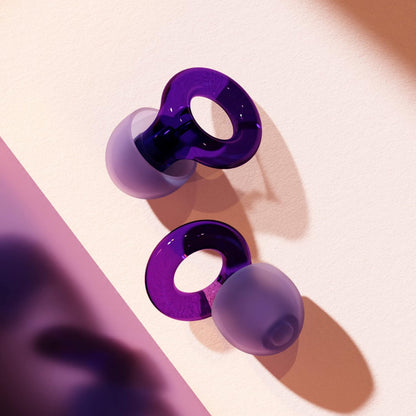 Loop Engage Solstice Earplugs for Conversation – Low-level Noise Reduction with Clear Speech – Social Gatherings, Noise Sensitivity & Parenting – 8 Ear Tips in XS/S/M/L - 16 dB coverage - Violet