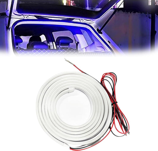 Dynamic Flowing Car Trunk Light Strip, Smart Car Trunk Led Atmosphere Light Strip, Universal Waterproof Cargo Ambient Lighting,for SUV Truck Trailers (Blue,2m/78in)