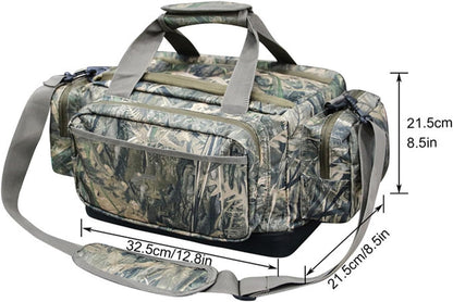 Hunter Bag, Oxford Waterfowl Hunting Clothes Bag, Refuge Gear Duffle Bag, Hunting Duffle Gear Bag, Adjustable Outdoor Duffel Bag, Travel Hiking Camping Bag, Outdoor Duffle for Travel