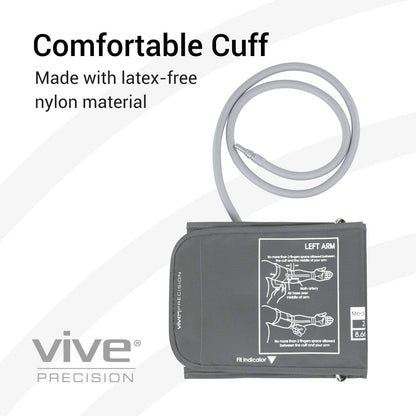 Vive Precision Replacement Wrist Band for Automatic Blood Pressure Monitor and Digital Machine, Arm Circumference 6-9.5 Inch for Adults, Elderly, Elderly (Small)