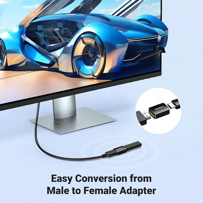 UGREEN HDMI Coupler 2 Pack 4K 60Hz HDMI 2.0 Adapter Female to Female HDMI Connector 3D 4K HDMI Extender Compatible with HDTV Switch Xbox One PlayStation PS4 Laptop PC