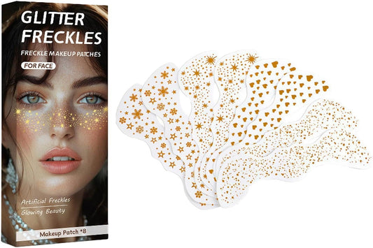 Face Glitter Stickers, Festival Glitter Jewels, Makeup Face Jewels, Temporary Glitter Patches, Waterproof Face Stickers, Festival Face Accessories, Concert Glitter Makeup, Stick-On Face Jewels,