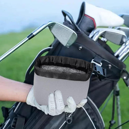 Golf Club Cleaning Pouch, Detachable Ball Washer, Portable Compact Waterproof Exterior Clip, Maintenance Tool for Driving Range and Golfs Course Use, Drivings Range Accessoriess