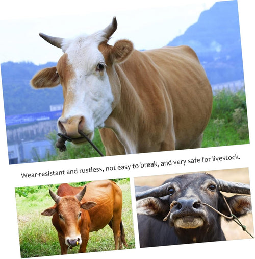 SHINEOFI 1Pc Cattle Nose Ring Pliers Durable Farm Animal Tool Ergonomic Design Safe for Livestock Rustless Wear Resistant Essential Farm Accessory