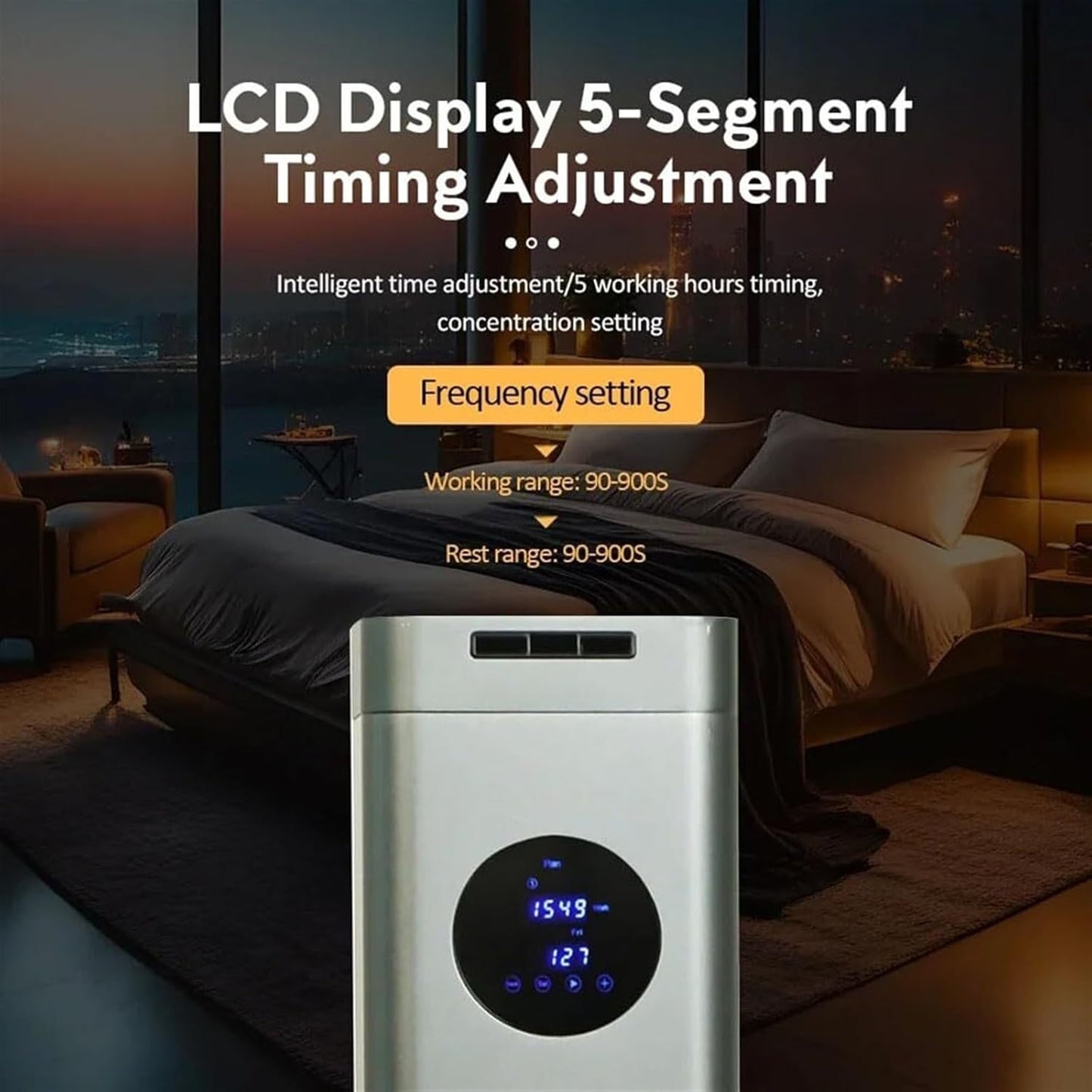 Scent Air Machine, 1500ml Floorstanding Essential Oil Diffuser, Waterless Fragrance Diffuser with Smart Control, Covering 2500-4000m³, 3 Mode to Connect, for Home, Hotel, Office, Lobby