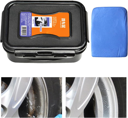 Car Cleaner, Cleaning Gel, 7.09 x 3.94 x 2.36 Inches Auto Detailing Compound, Flexible Crevice Dust Remover, Reusable Deep Tool, Blue for Dashboard Vents Keyboard Hard to Reach Areas
