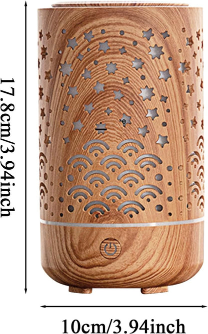Oil Diffuser - Aromatherapy Scented Humidifier | Diffusers for Oils | Scent Diffuser | Aroma Humidifier Purifier | 4-in-1 Smart Portable Fragrance Diffuser Device for Dormitory