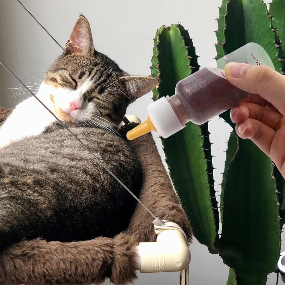 3Pcs Pet Nursing Bottle Nipple Feeding Bottle for Newborn Animals,Pet Nursing Bottle Mini Nipple Feeding Bottles.