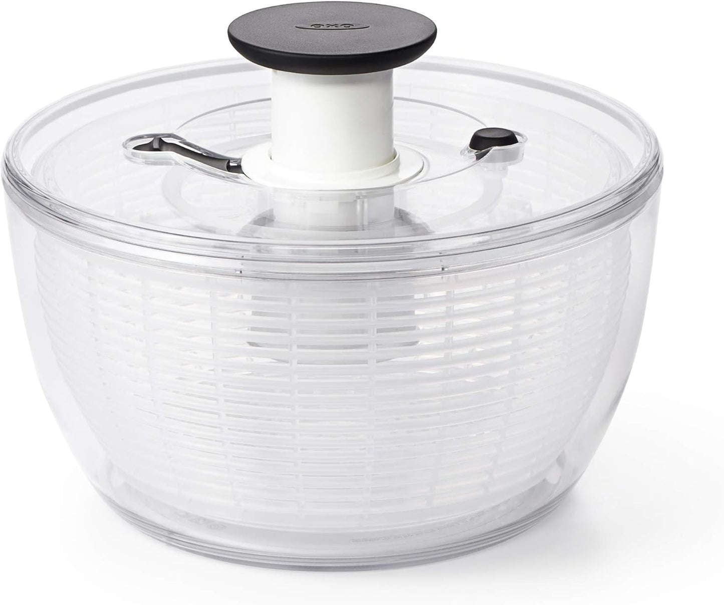OXO Good Grips Salad Spinner, 4.0 Litre, Clear, Large