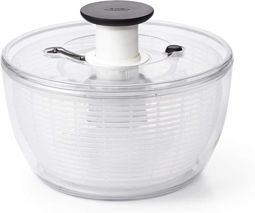 OXO Good Grips Salad Spinner, 4.0 Litre, Clear, Large