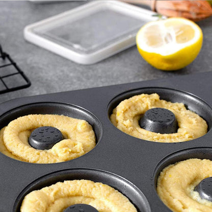 2 Pack Donut Pan,Non-Stick Donut Pan,for Oven Microwave Freezer Safe