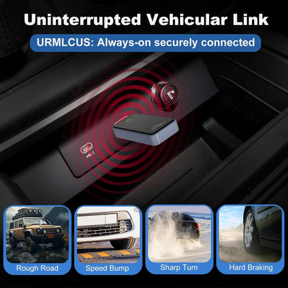 2-in-1 Wireless CarPlay Adapter for iPhone & Android - Bluetooth 5.4 & Dual-Band WiFi - Plug & Play - Stable -20°C Cold Weather Performance - Zero Delay Steering Wheel Control with USB-C Adapter