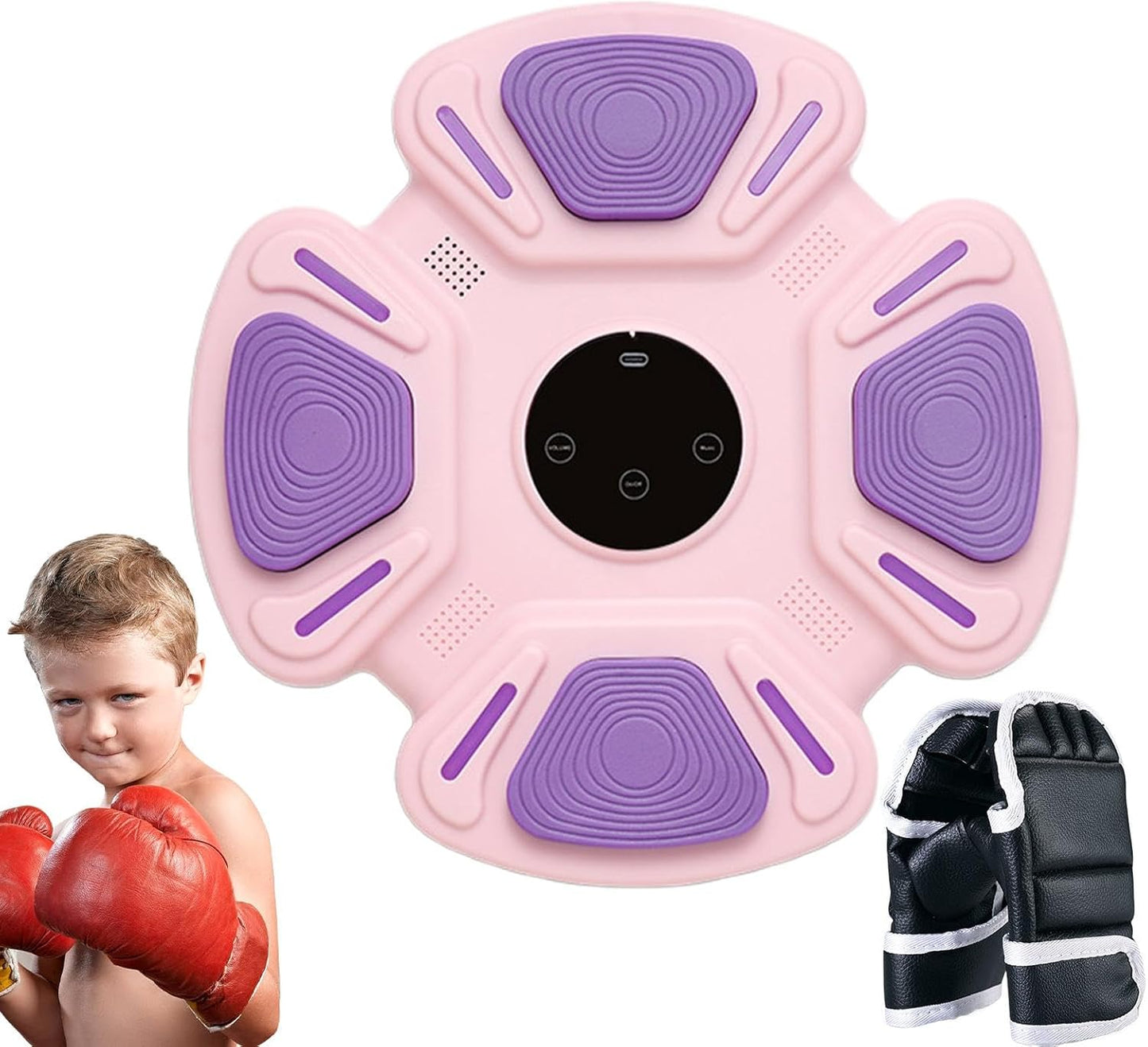 Music Boxing Trainer, Home Fitness Gear, Wall Mounted System, Smart Boxing Machine, Fitness Boxing Gear, Interactive Exercise System, Musical Workout Equipment, Professional Boxing Trainer