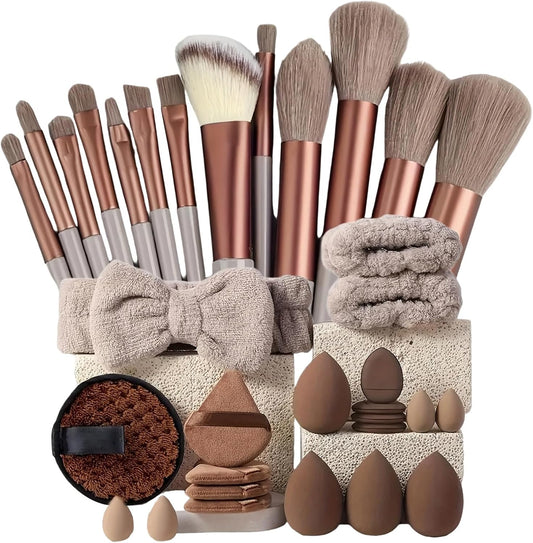 Makeup Tools, kit di makeup, kit di cosmetici, strumenti professionali di bellezza, accessori da viaggio, portatile compatto, versatile, ideale per donne e ragazze, cosmetici