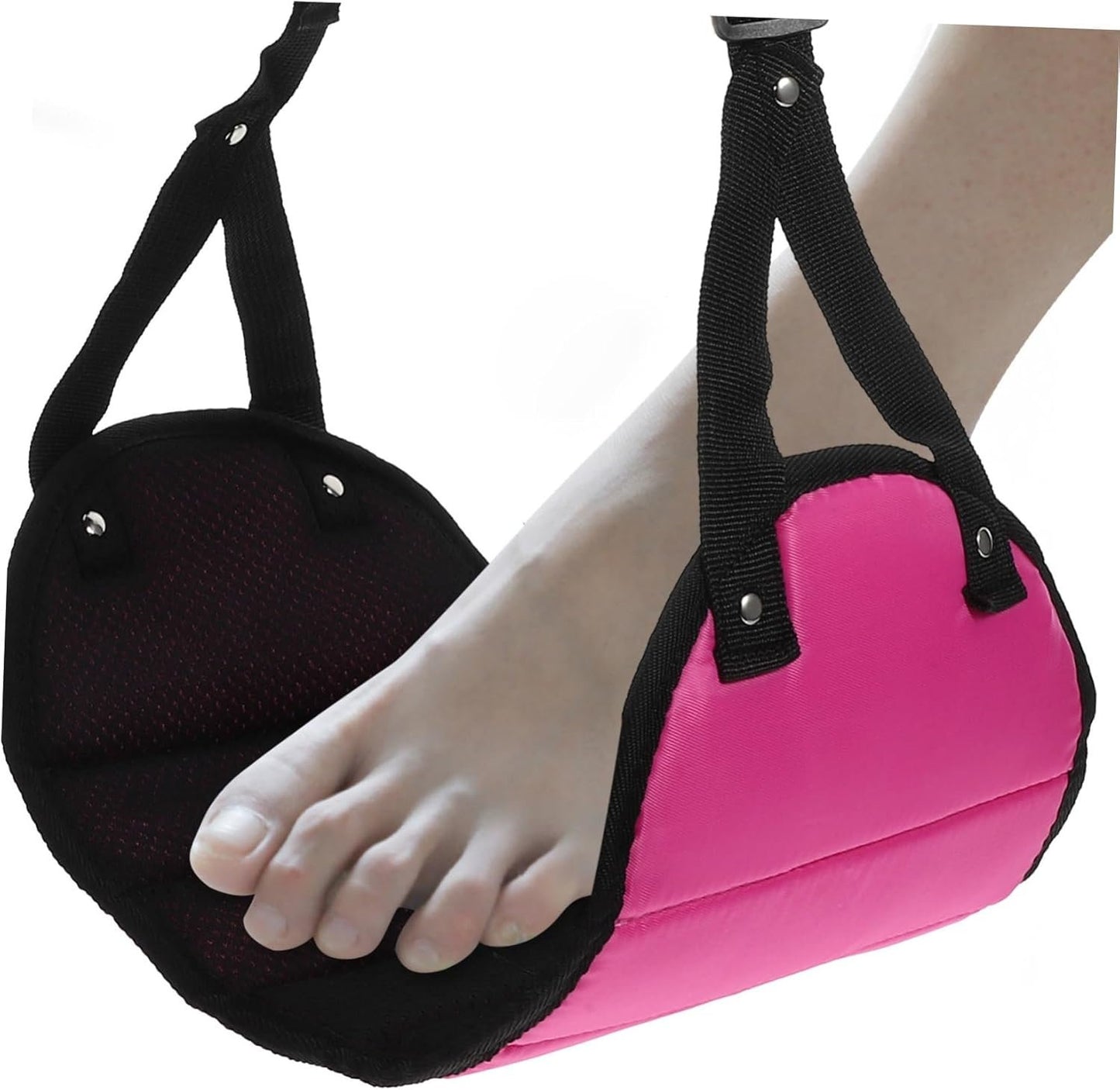 jojofuny Portable Airplane Footrest Hammock Comfortable Hanging Foot Cushion for Travel Ergonomic Foot Rest for Airplane Flights Travel Essentials for Flying