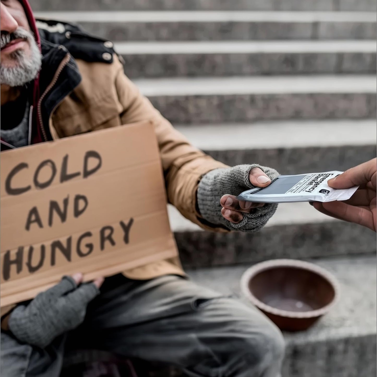 Altland Single Emergency Blanket - Individually Packaged Silver Mylar Blanket