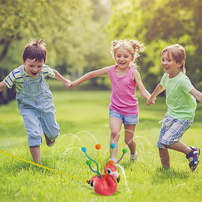 Kids Sprinkler Game, Rotating Outdoor Spray Play Toy, 7.49 x 7.49 x 4.73 Inches, Rotating Sprinklers, Fun Splashing Water Games for Backyard, Garden, Lawn, Deck Plays, Multicolour