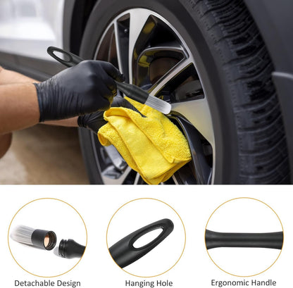 VFANDV 5pcs Car Cleaning Brush, Car Interior Detailing Brush for Car Interior Dust Removal for Air Vent and Car Dashboards (5 Pieces – 4 Styles)