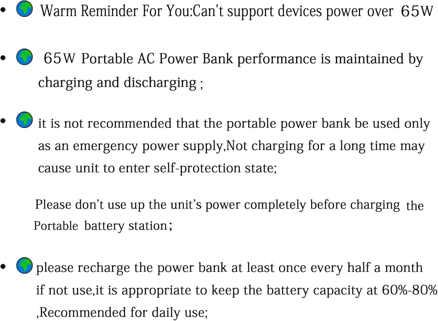 ZeroKor Portable Power Bank with AC Outlet, 65W/110V Portable Laptop Charger Battery Bank, 24000mAh/88.8Wh Power Pack External Battery Pack,Backup Power Source for Outdoor Tent Camping Home Office