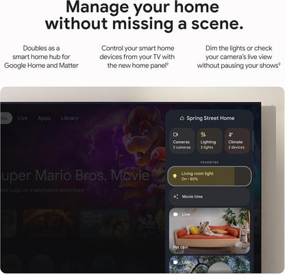 Google 4K TV Streamer - Fast Streaming Entertainment in 4K with HDR, Porcelain