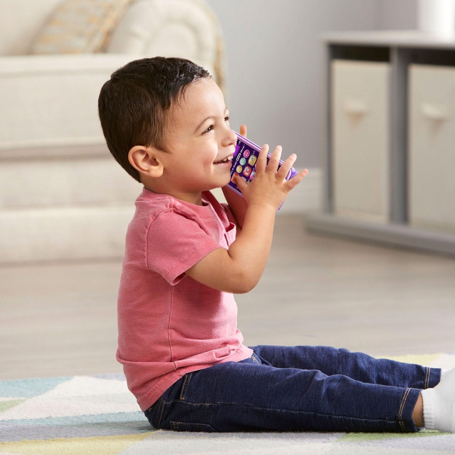 LeapFrog Chat & Count Emoji Phone, Purple (English Version)