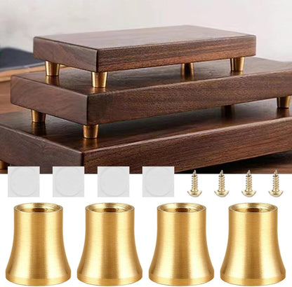 Generico Gambe In Legno Per Mobili,Gambe Regolabili Per Divani | Supporto Antiscivolo Moderno Con Protezione Per Pavimenti In Legno – Per Tavoli, Letti, Scrivanie E Armadi