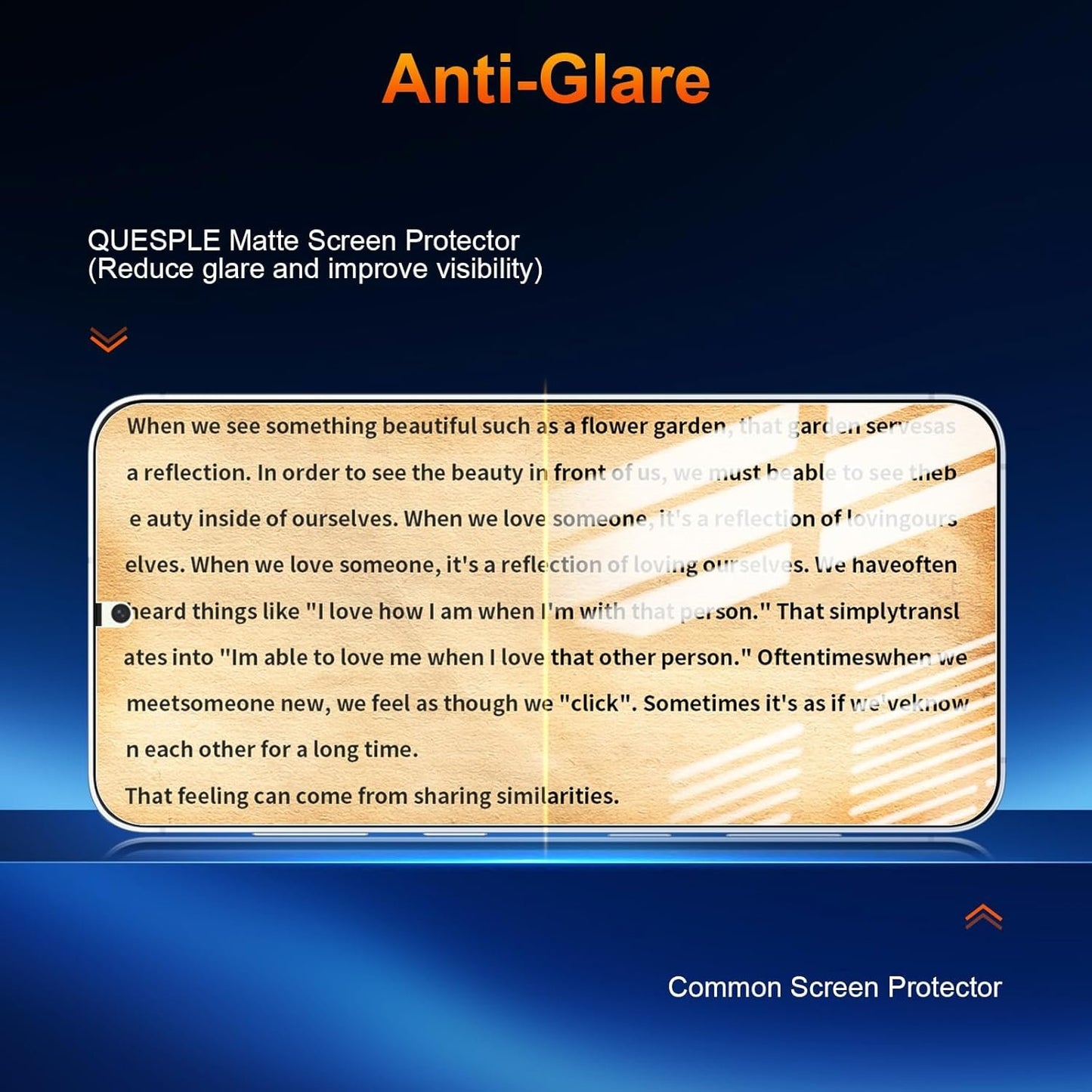 QUESPLE 2 Pack for Samsung Galaxy S25 Matte Privacy Screen Protector [Not Glass], 360° Anti-Spy, Anti-Scratch, Anti-Glare, Support Fingerprint Unlock