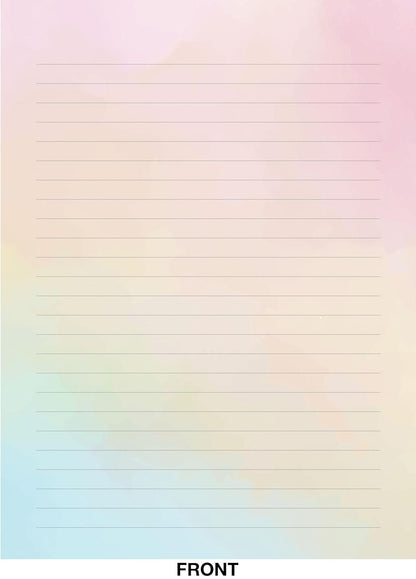 True Colors Lined Stationery Set (30 lined sheets, 24 envelopes)