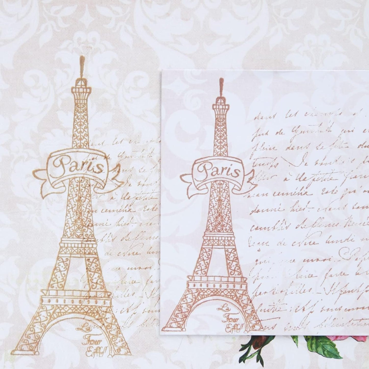 Floral Vintage Stationery Letter Paper and Envelopes Set (90 Pieces)
