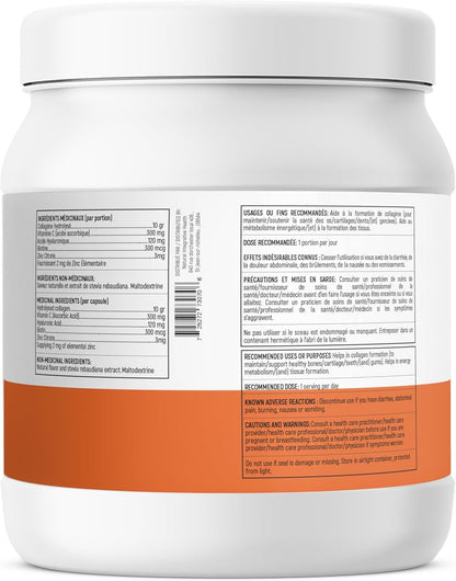 NIH - Collagen Powder Strawberry-Lemonade, 550g (45 Servings) – Hydrolyzed Collagen Peptides Supplement, Supports Healthy Bones, Hair, Skin, Teeth, Nails & Joints – Easy to Mix, for Men & Women