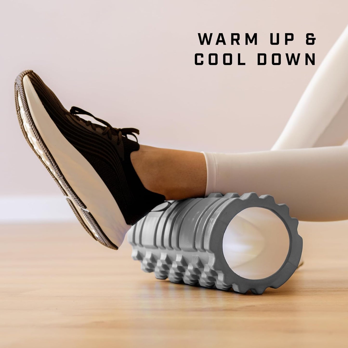 KG Physio - Foam Roller and Massage Roller for Legs, Back and Arms, Ultra Lightweight, Essential for Deep Tension Release 13" x 5"