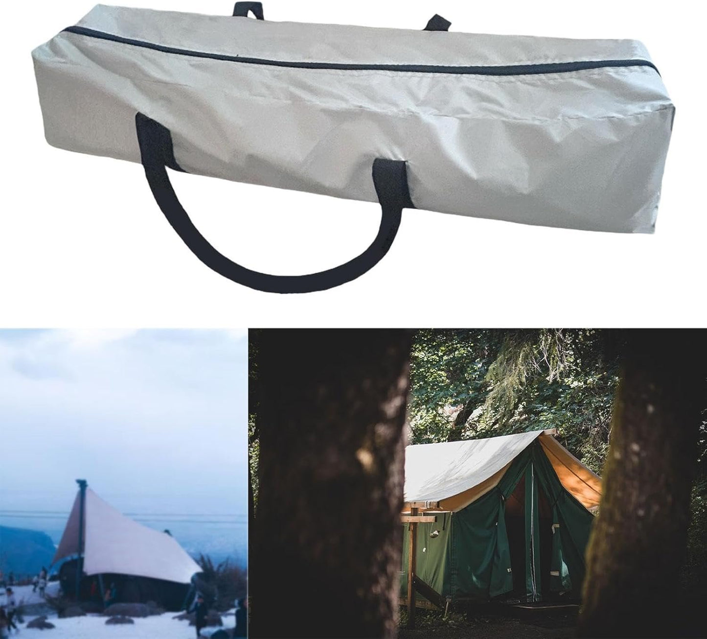 Oshhni Camping Tent Storage Pouch Camping Gear Organizer Accessory Tent Accessories Outdoor Travel Duffel Bag for Trekking Hiking
