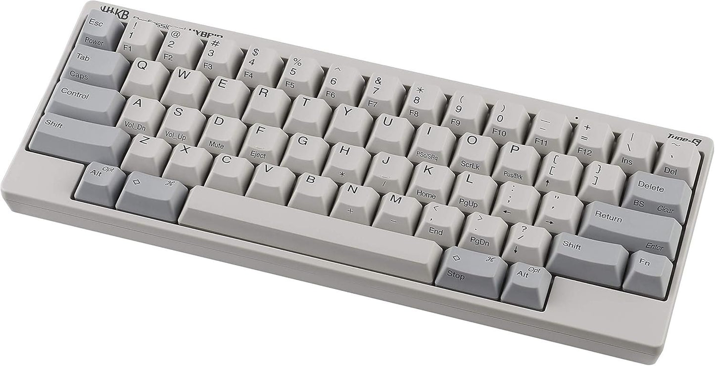 Happy Hacking Keyboard Professional Hybrid Type-S PD-KB800WS (White/English Array)