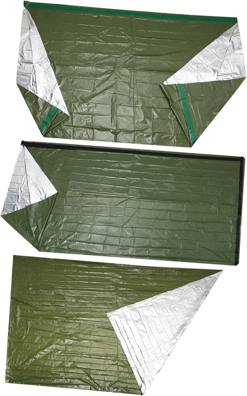 SUPVOX Emergency Tent Cooling Tarp Sack Heated Blanket Bags Emergency Equipment Thermal Liner Camping Bum Tents Pe Tear-Resistant Material Orange