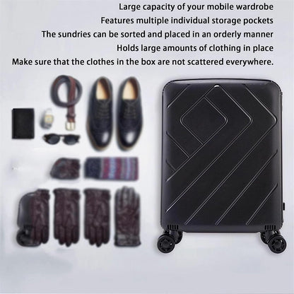 Travel and Bussiness Suitcases Storage Luggage Security TSA Combination Lock Carry On Luggage Lightweight Travel Luggage Suitcase (Color : A, Size : 20 in)