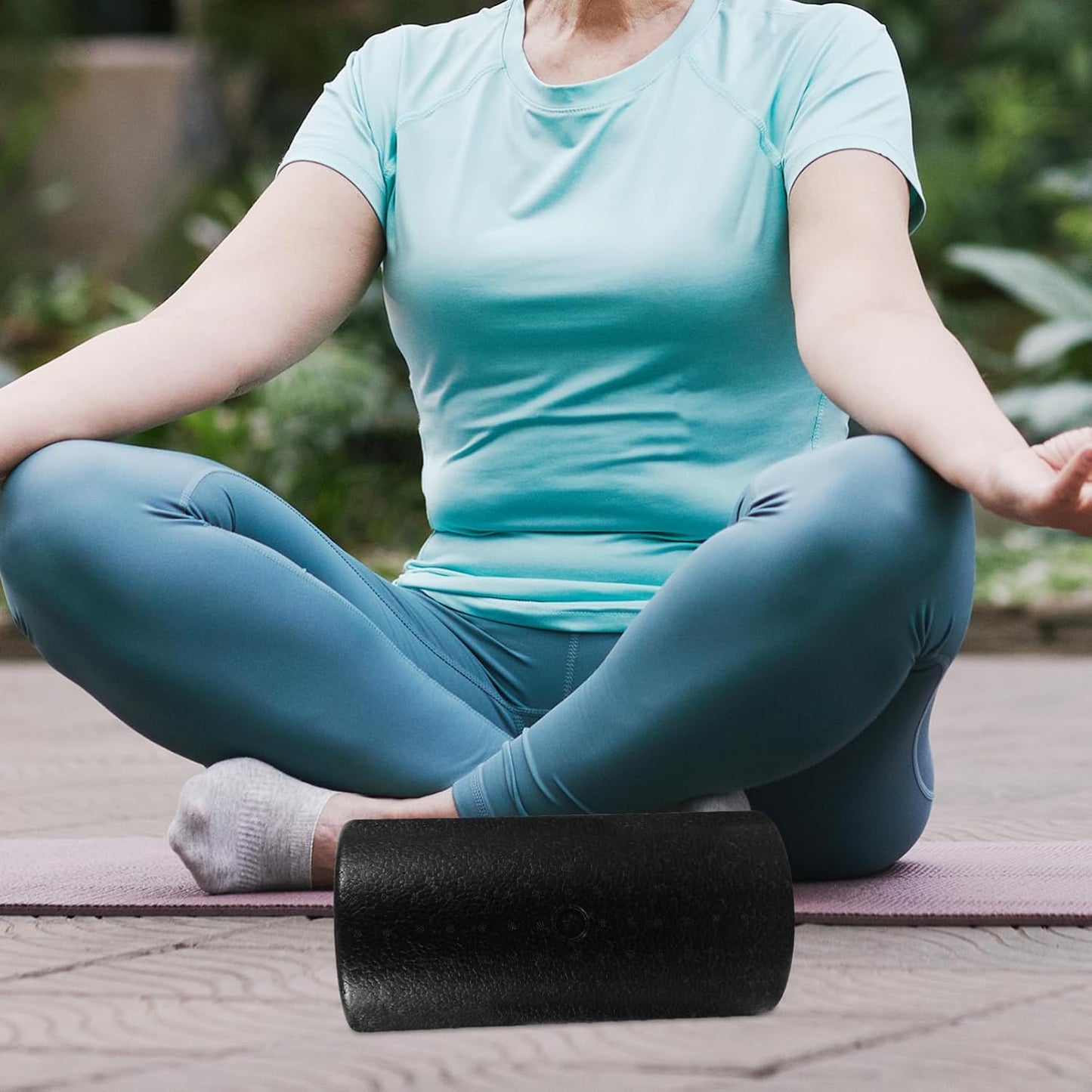 CLISPEED Massaggiante per Yoga Relax per Fitness e Stretching per Rilassamento Muscolare e Miglioramento Circolazione Sanguigna