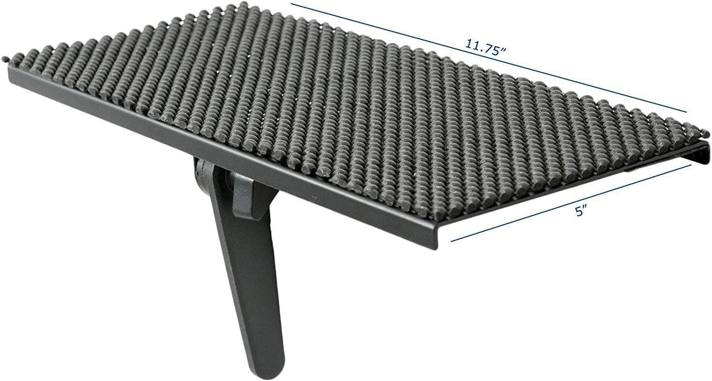 Mount Plus MP-APM-05-01 Top Shelf TV Mounting Bracket 12-inch Wide Platform | Holds Speaker, Streaming Device, Game Console, and More (2 Pack)