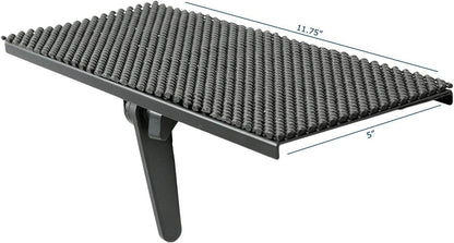 Mount Plus MP-APM-05-01 Top Shelf TV Mounting Bracket 12-inch Wide Platform | Holds Speaker, Streaming Device, Game Console, and More (2 Pack)