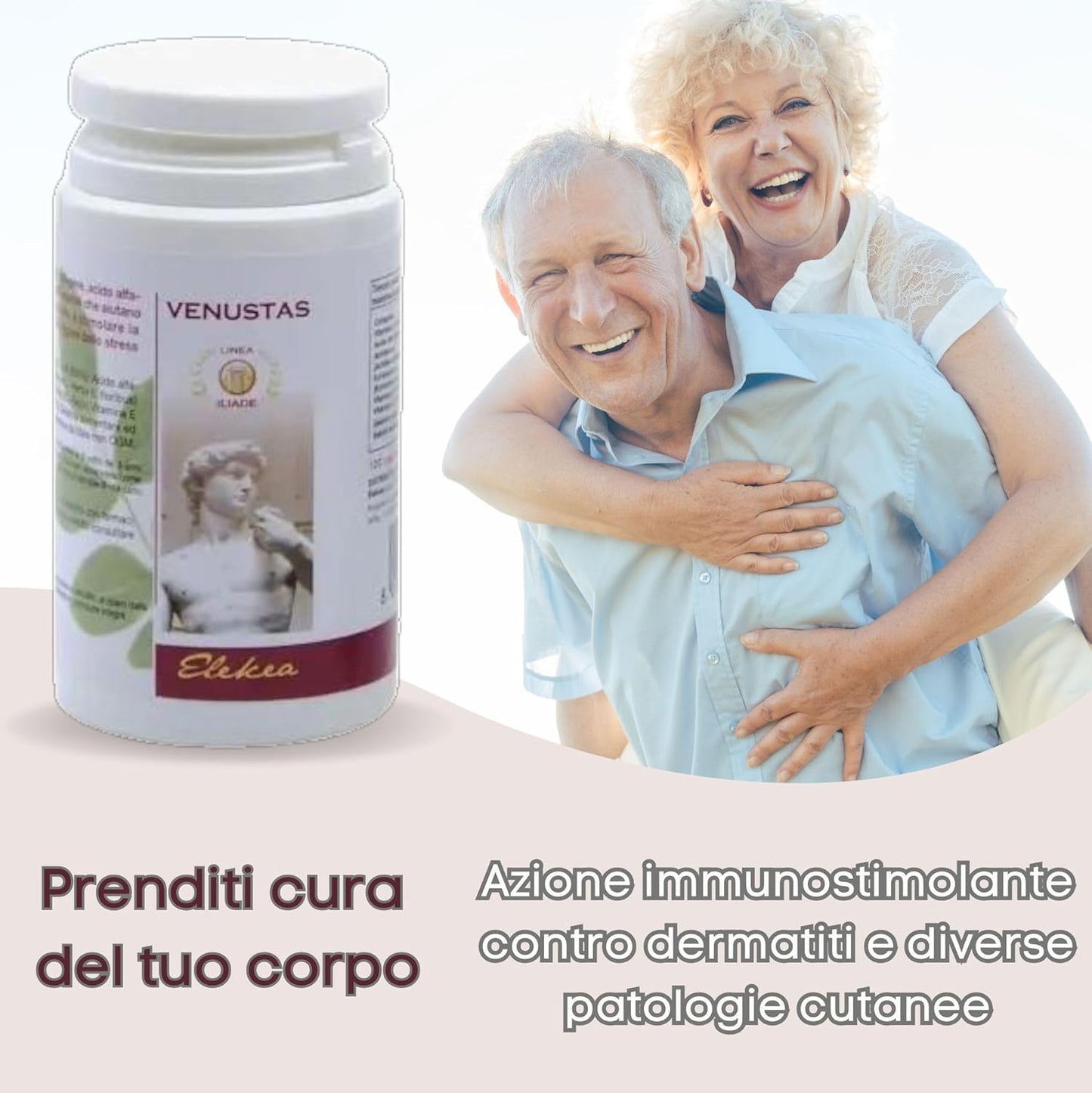 VENUSTAS Detoxifying Collagen Supplement, Alpha Lipoic Acid and Vitamin C Supplement, Bright Skin, Anti-Aging, Cellular Regeneration, Antioxidant and Anti-Inflammatory Action, 100 Capsules 430 mg