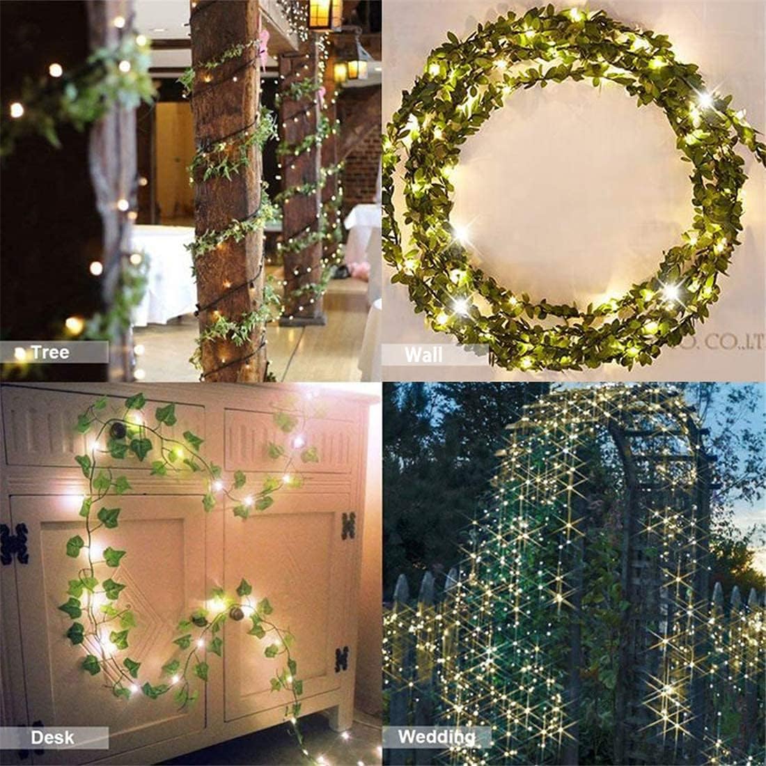 84 FT Artificial Ivy 12 Pack Ivy Vine Garland Ivy Leaves Greenery Garlands Clip Hanging Fake Leaf Plants Faux Green Flowers Decor Home Kitchen Garden Office Wedding Wall