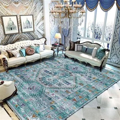 SUNYRDSM Decorazioni camera da letto Tappeto Casa Ingresso Grigio Blu Divano Tappeto Soggiorno Accessori Design Moderno Antiscivolo Passatoia Corridoio 90x200cm