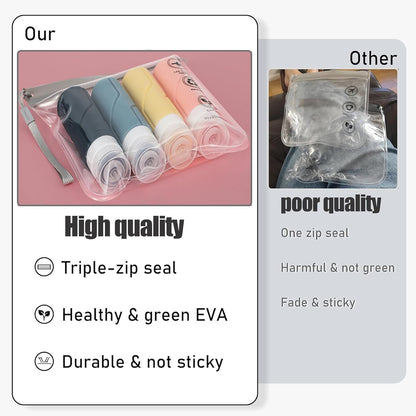Clear Travel Toiletry Bag - Airport Security Liquids Bags, Airport Liquid Bag 20 x 20cm TSA Approved, Travel Accessories Makeup Bags Holiday Essentials Luggage for Men Women, 2pcs Black/Grey, 20*20CM,