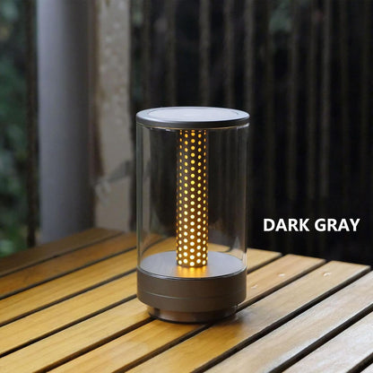 Touch Night Light, Rechargeable LED Desk Lamp, Candlelight Atmosphere, Portable Dimmable Smart Table Light, Warm Lighting for Bedroom, Nursery, Living Room, Dorm, Hospital